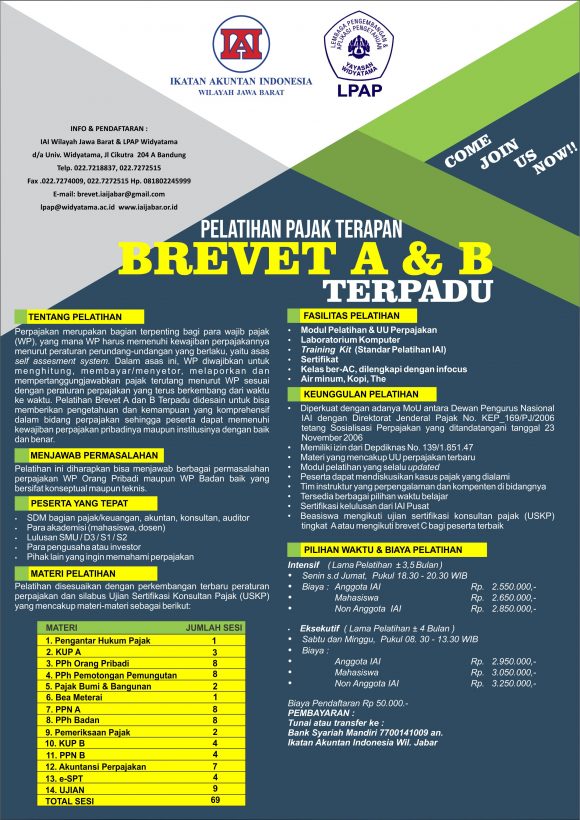 Pajak Brevet A & B - LPAP